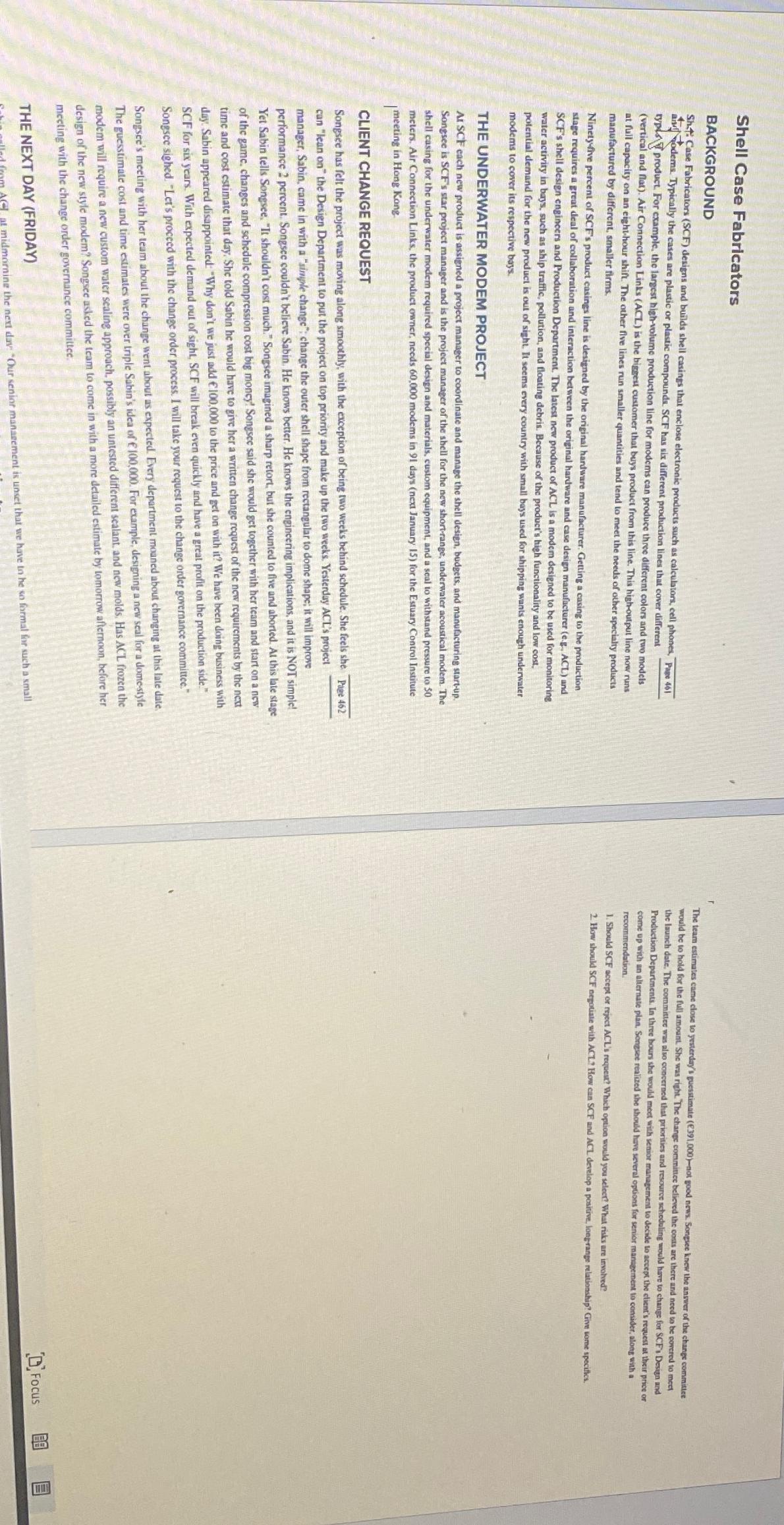  Shell Case Fabricators BACKGROUND Sh.4: Case Fabricators (SCF) designs and builds