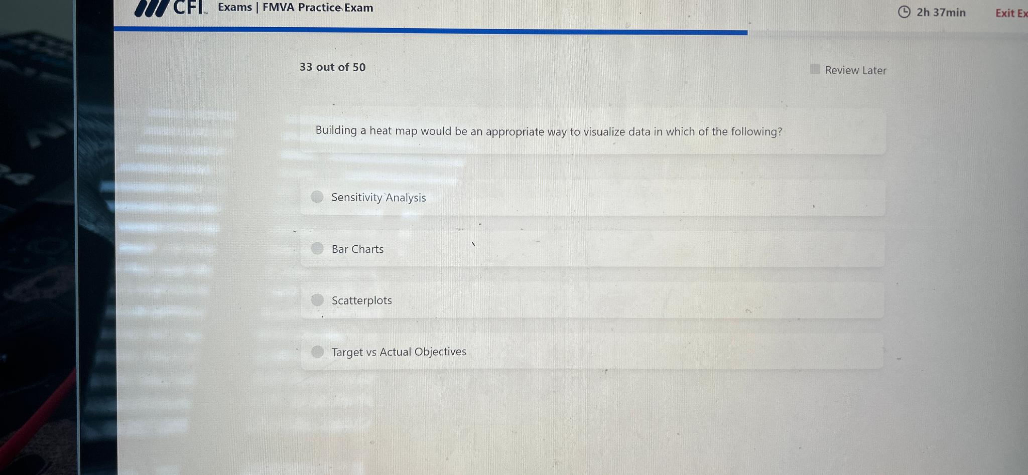  OCFI. Exams | FMVA Practice Exam 2h37min Exit Ex 33 out
