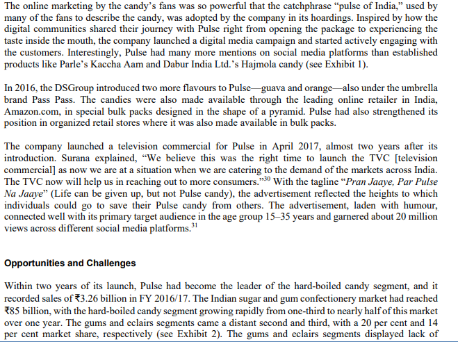 products relative to competing products. How well do the firms products fulfill