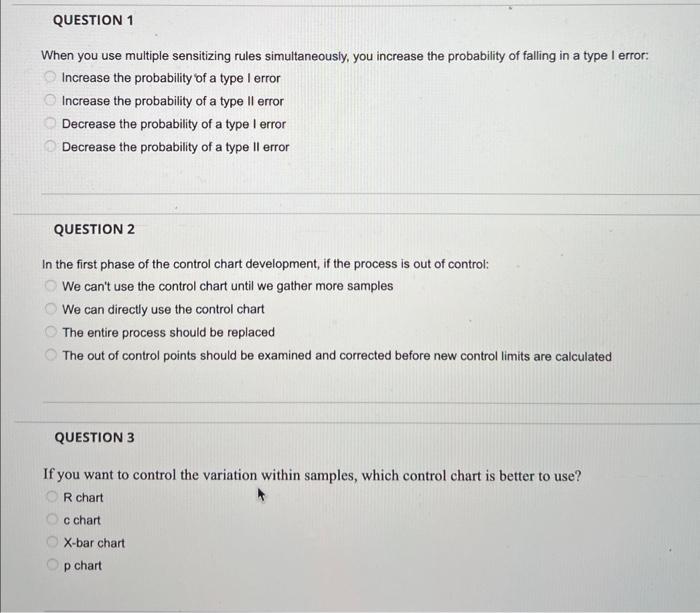  When you use multiple sensitizing rules simultaneously, you increase the probability