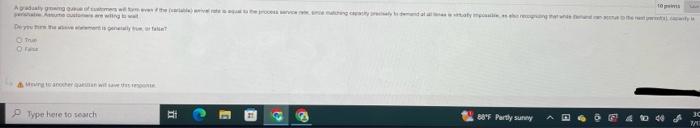 (std dev, is 16 ) and an avenge service rate of 75