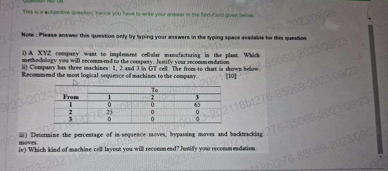  This is a cubjective question, hence you have to write your