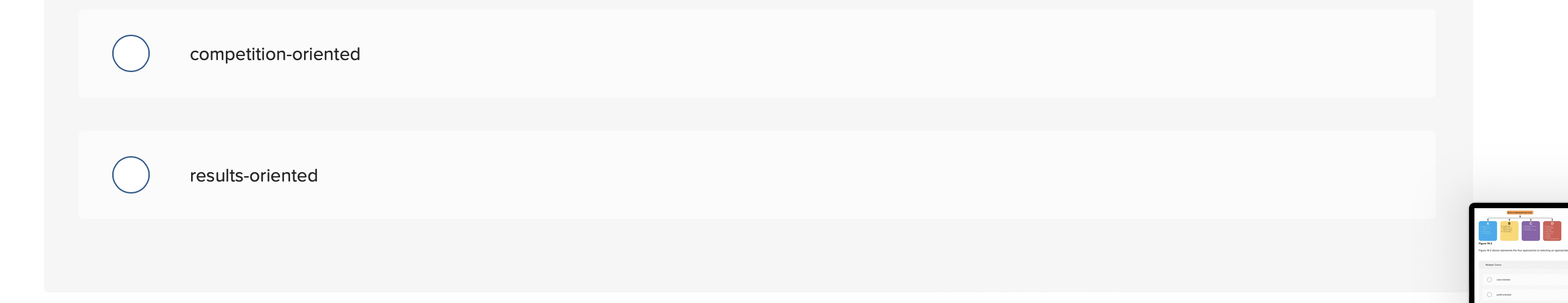 approaches to selecting an appropriate price level. Box A represents which approach?