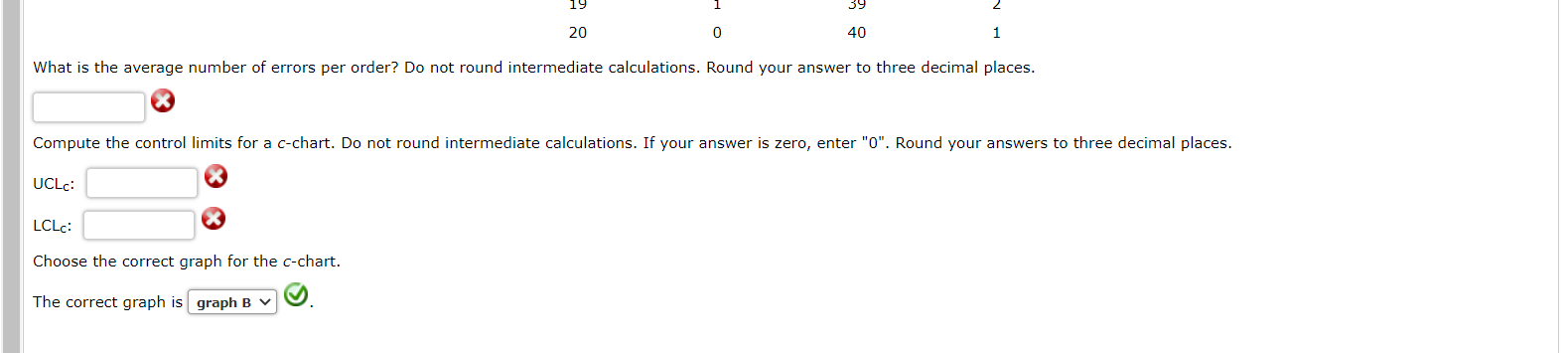 round intermediate calculations. Round your answer to three decimal places. Compute the