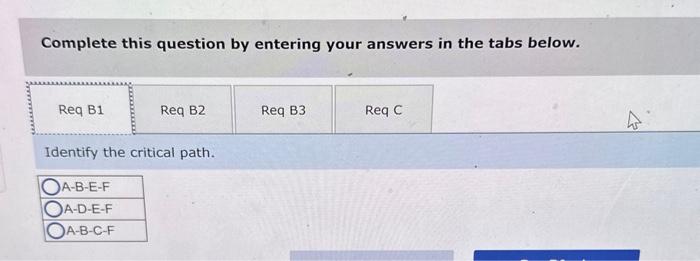 the Excel Data File b-1. Identify the critical path. b-2. Identify the