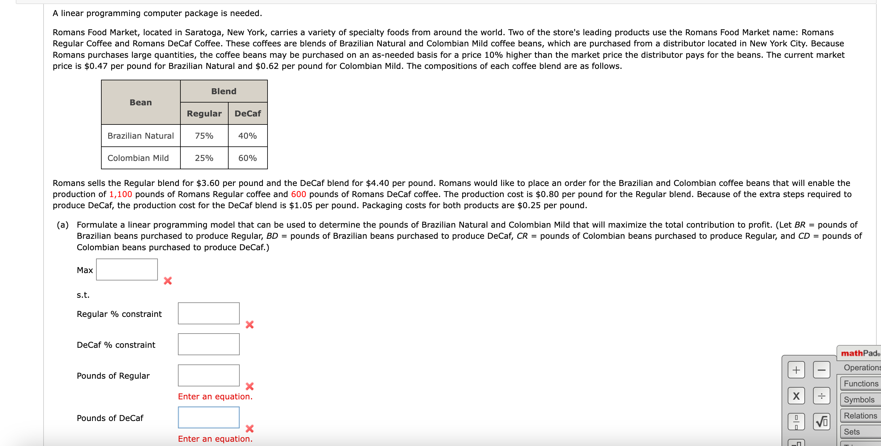 PLEASE ANSWER CORRECTLY. ANSWER WHAT SHOULD BE IN THE BLANKS. THANKYOU! price