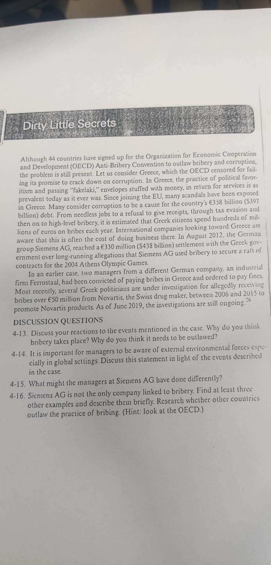 Although 44 countries have signed up for the Organization for Econounic