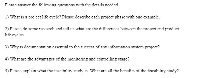 Please type if possible will upvote Please answer the following questions with