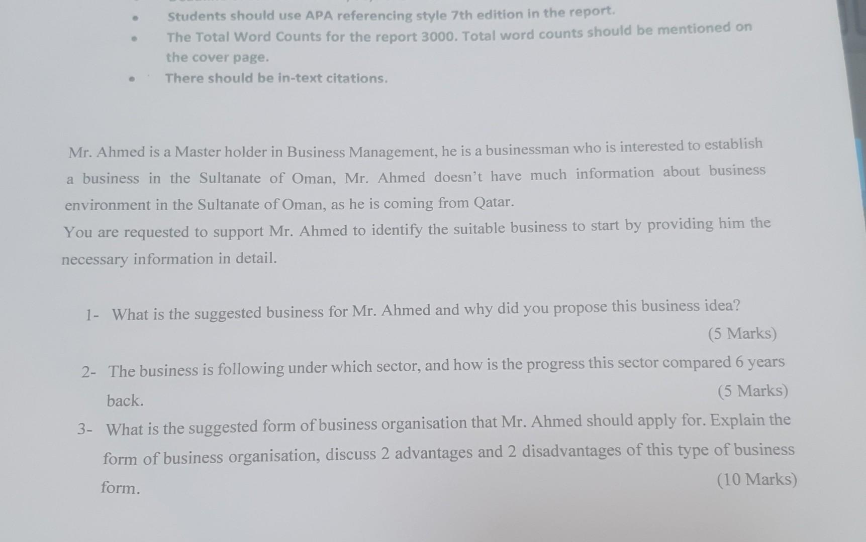  please answer all this question in detail. - Students should use