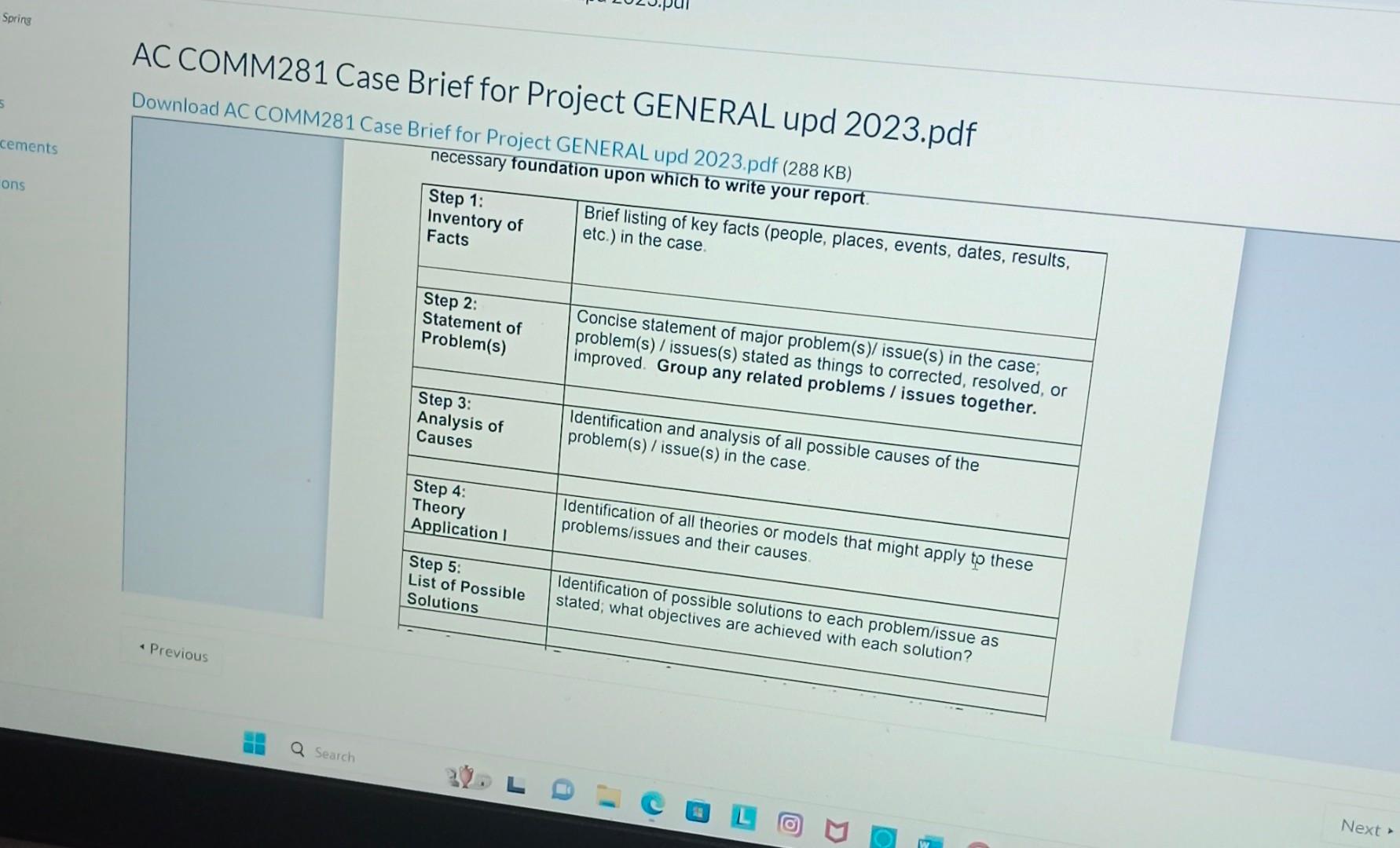AC COMM281 Case Brief for Project GENERAL upd 2023.pdf AC COMM281