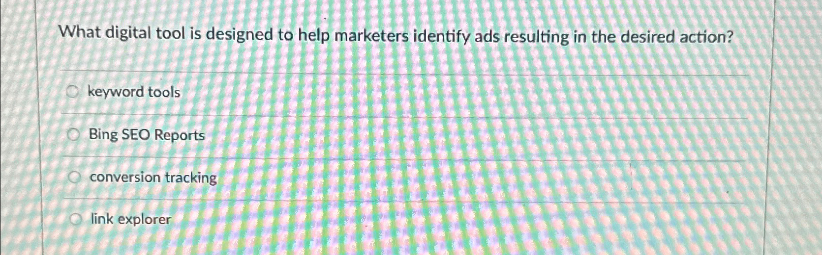  What digital tool is designed to help marketers identify ads resulting