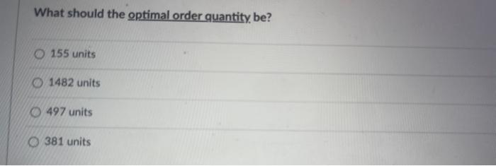 deviation of demand & sD & 62 & units/month \\ Average lead