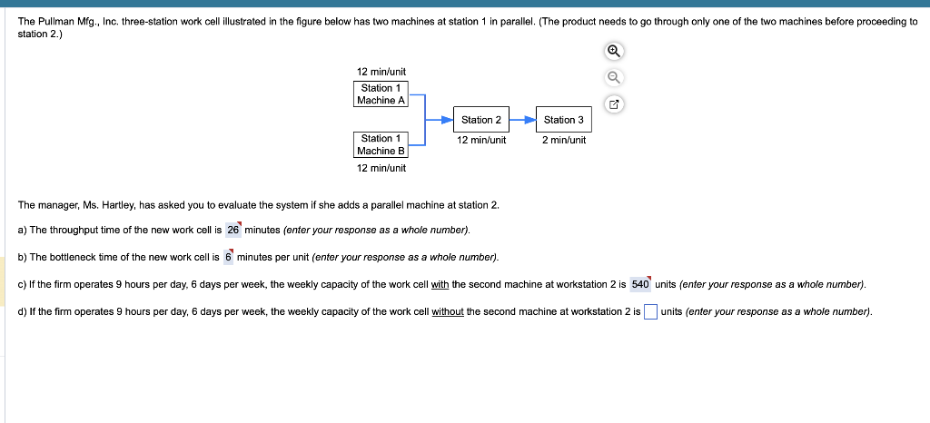 The manager, Ms. Hartley, has asked you to evaluate the system