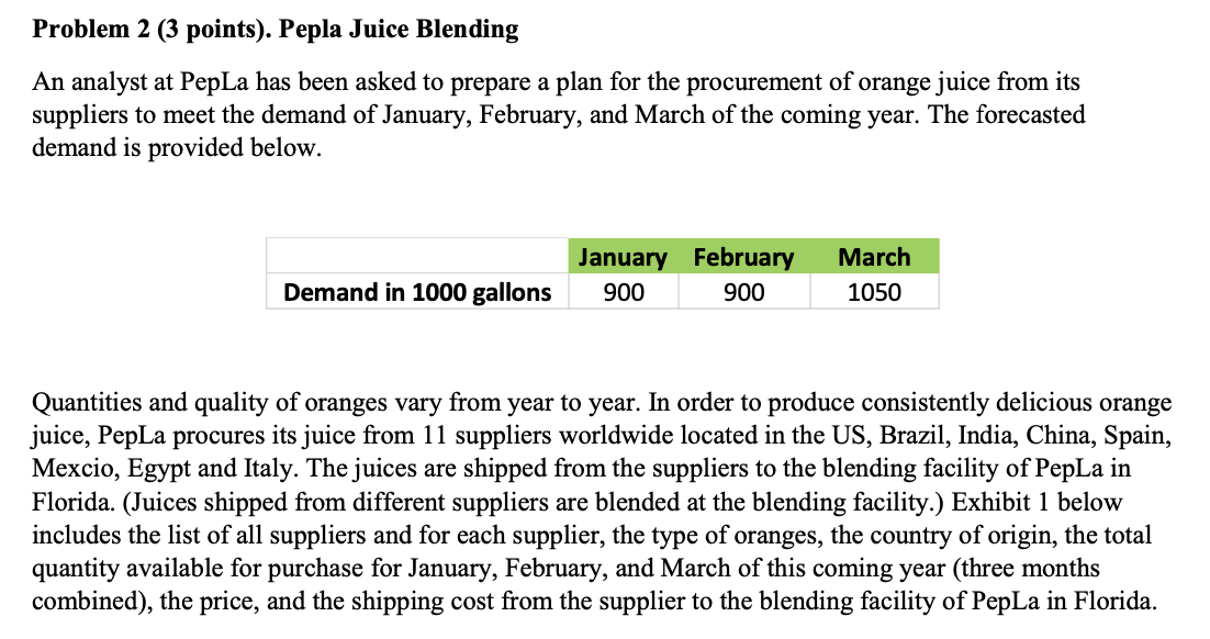  Please use excel and Solver Exhibit 2: Sample color ratings Exhibit