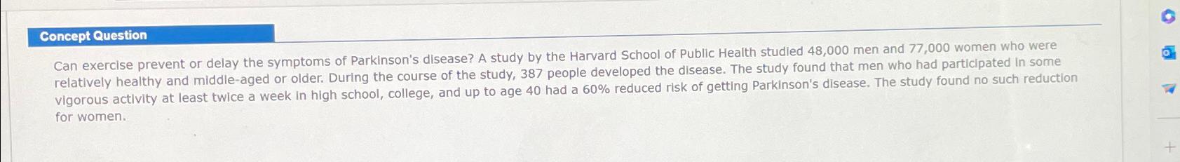  Concept Question for women. 