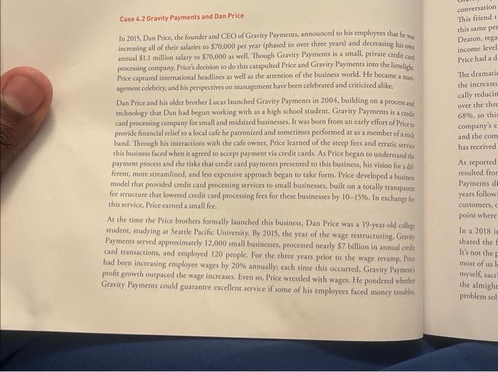 I need help with this case question, it's from my fundamentals of