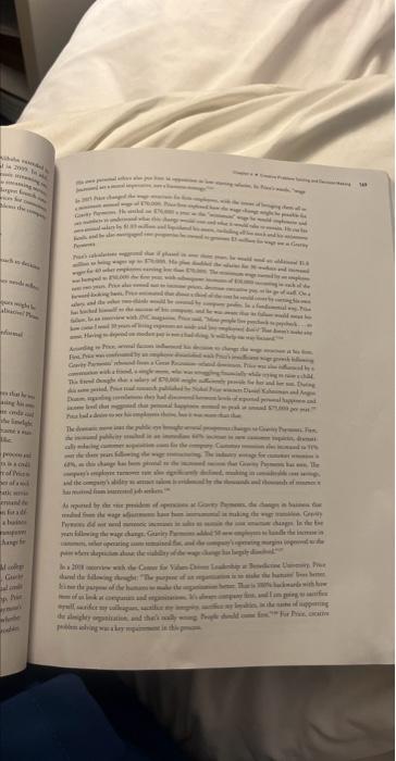 management class. Case 4.2 Gravity Payments and Dan Price In 2015, Dan