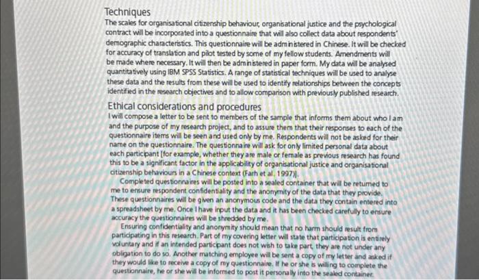 and research objectives' and the 'Research design'? Method Research design This research