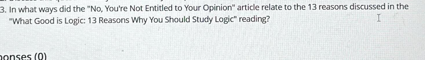  In what ways did the "No, You're Not Entitled to Your