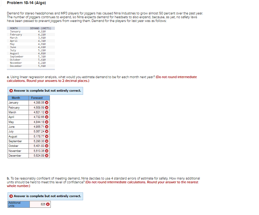 Need help with section A and B Demand for stereo headphones and