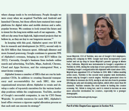 business units enable it to innovate more? "A" Is for Alphabet and