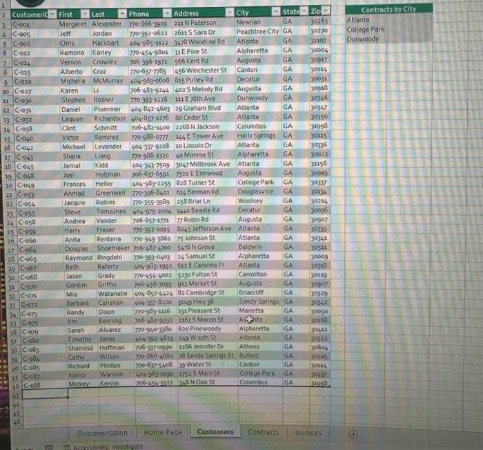 invoices for the Security plan and Security plan for apartment building contract