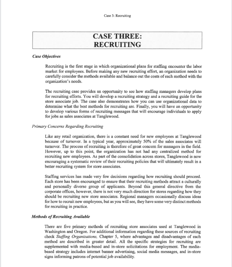 1-6 of the "Specific Assignment Details" APPENDIX B: RECRUITING YIELD DATA \begin{tabular}{|c|c|c|c|c|}