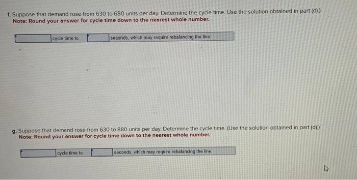 such task. Note: Leave no cells blank - be certain to enter
