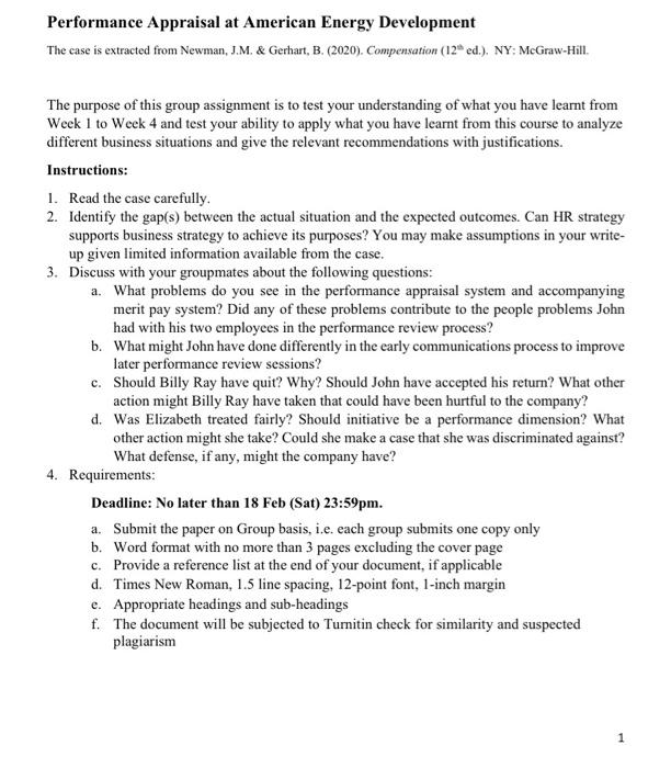  1. Read the case carefully. 2. Identify the gap(s) between the