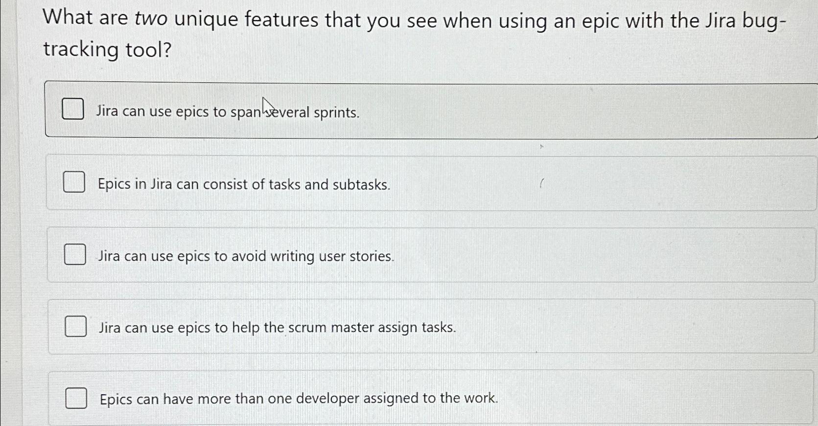  What are two unique features that you see when using an
