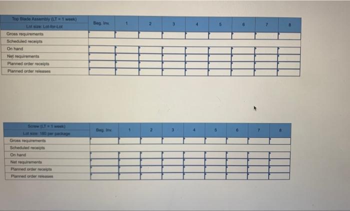 assembly, but two weeks for the plastic grips. Six hundred pairs of