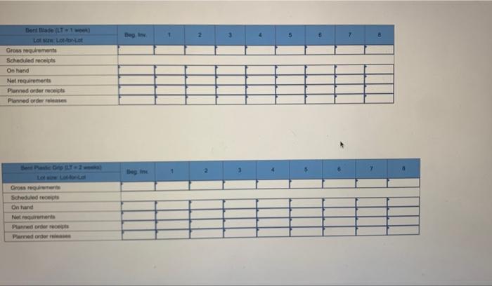 for all items except screws which must be ordered in packages of