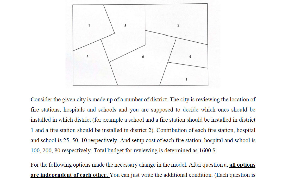  a) Construct an LP model to maximize total contribution. b) At