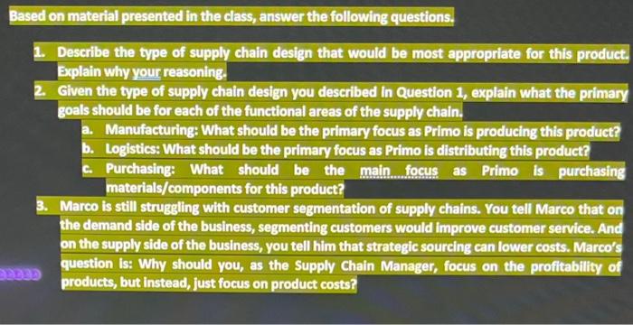 are lots of suppliers for these materials. At present, Primo Caf's total