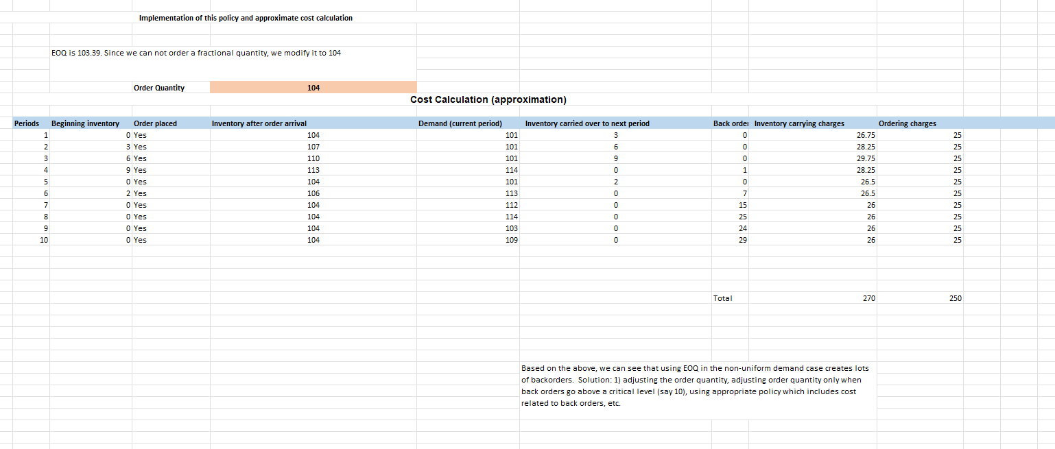 You need to describe how the policy will be implemented, what adjustment