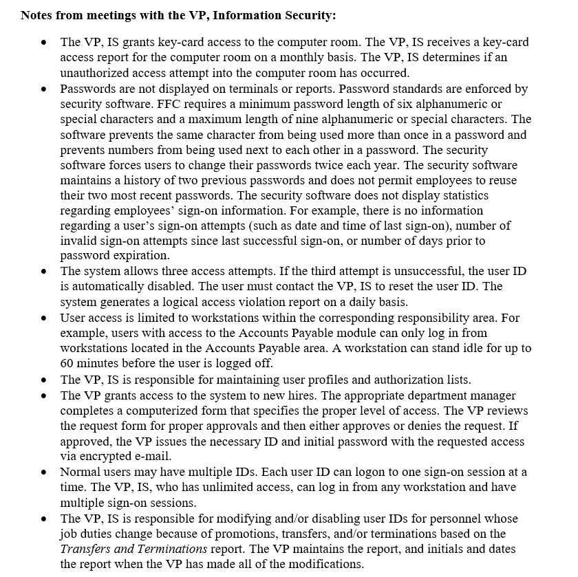 stores located in the mid-Atlantic area. The centralized data center is in