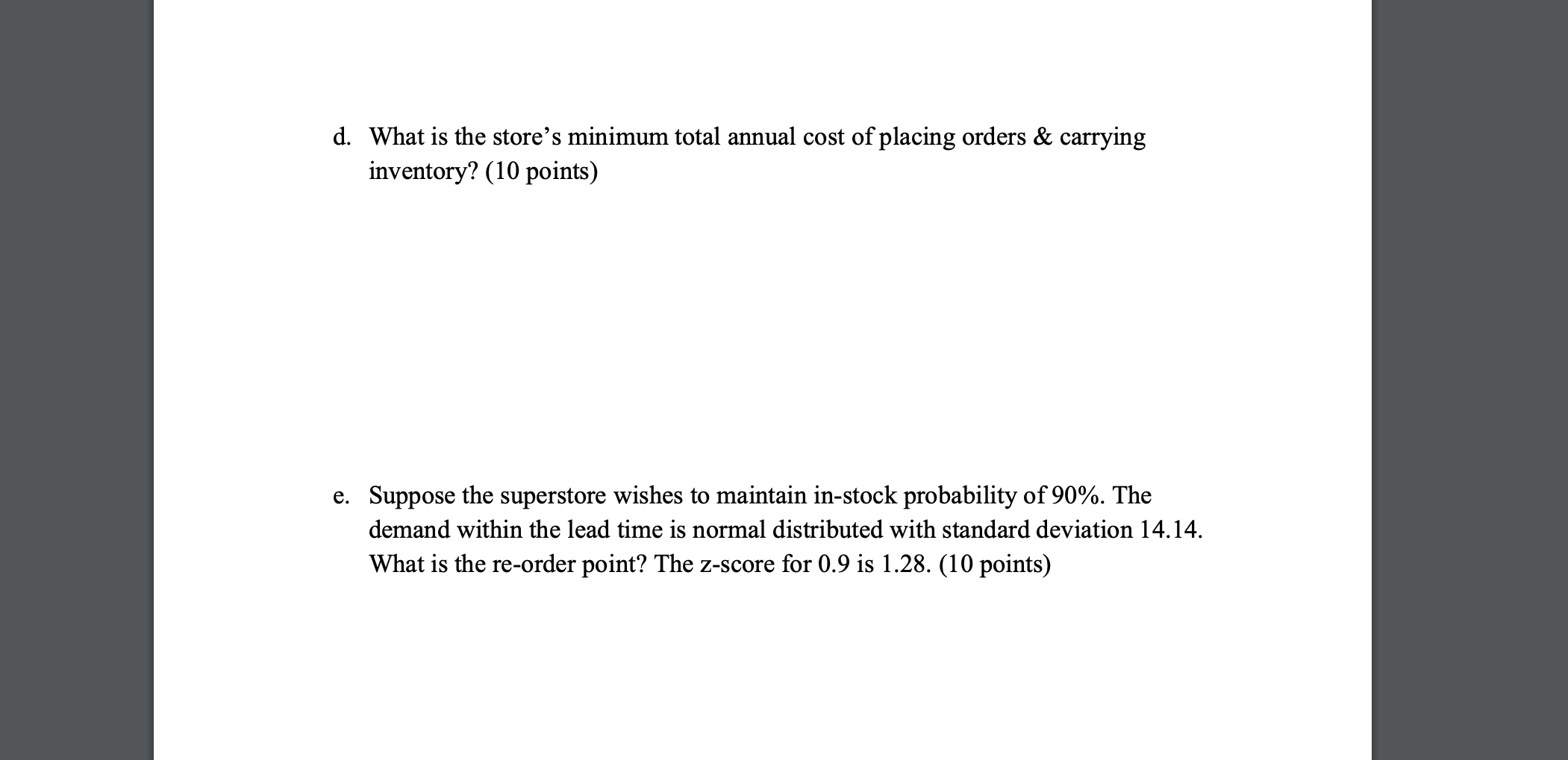 sells 500 of their most popular model of air filters each month.