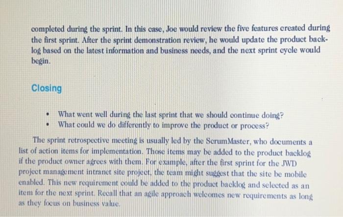 what your preference would be and why. Use your knowledge from the