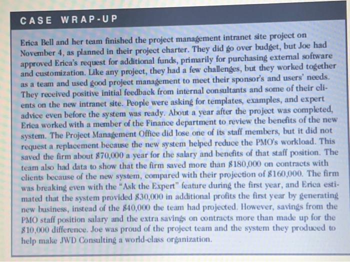 class Project Management(Introduction, Project Management Concepts, Project Initiation) and research materials and