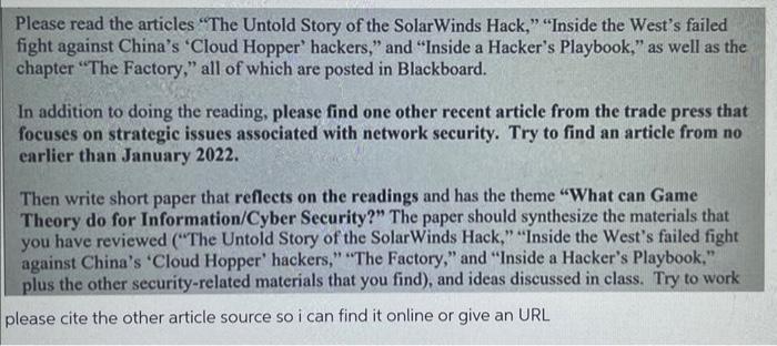 make sure that i am able to find the article and