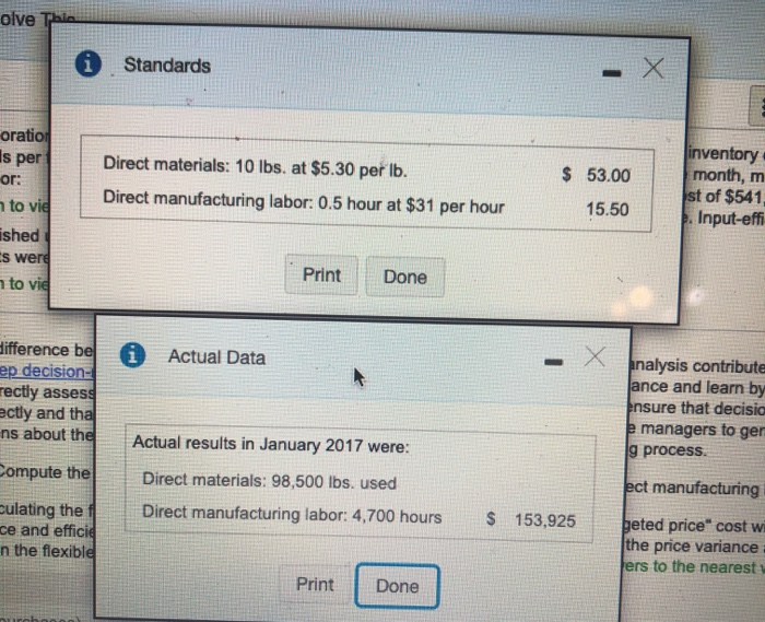 He The Sullivan Corporation manufactures lamps. It has set up the Assume