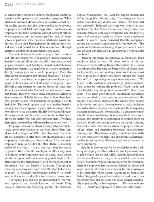 "A CUP OF JOE" Starbocks" coffee quality begins with bean procurement. Whereas