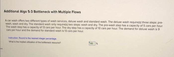  just answers please Additional Algo 5-3 Bottleneck with Multiple Flows A