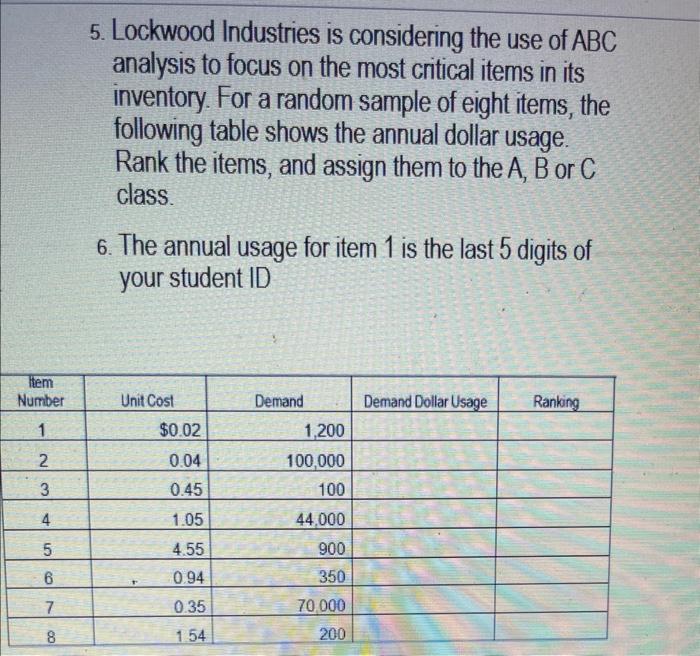 hi, help me with this. For the annual usage for item 1