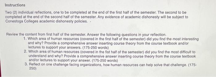 need help with this assignment from this etext Instructions Two (2) individual