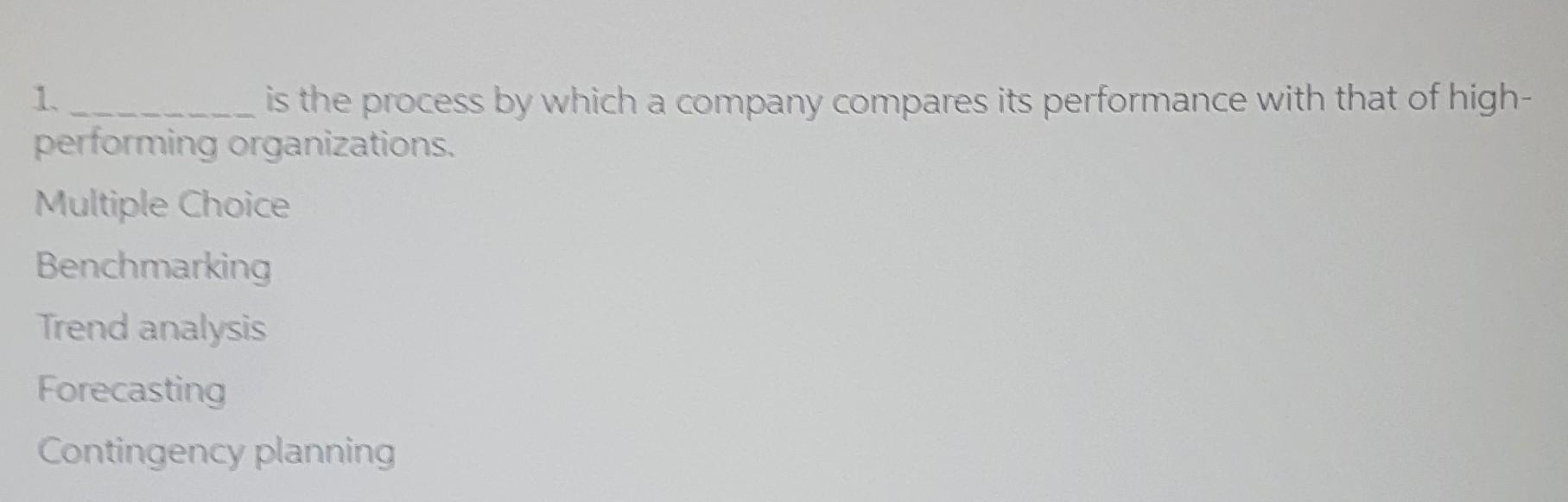  Please answer as soon as possible 1. is the process by
