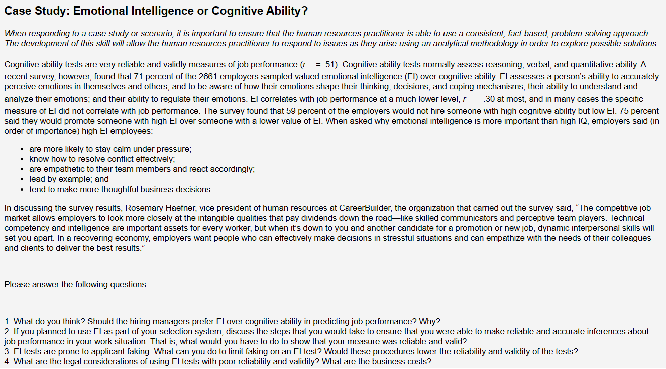 When responding to a case study or scenario, it is important