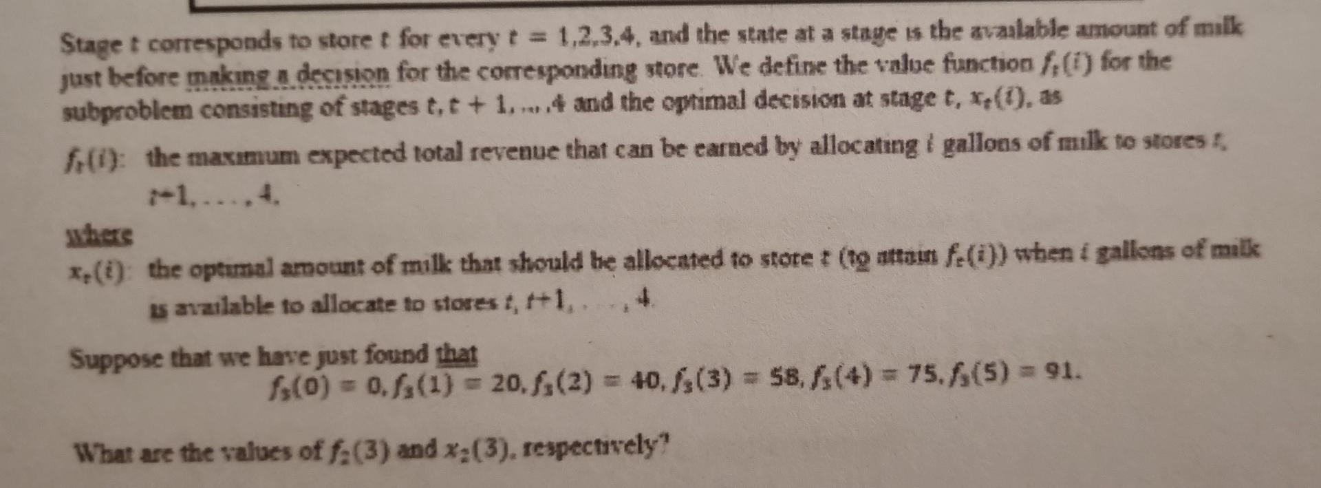 in class. The Celkeg Supermarket chain purchases 5 gallonts of milk from