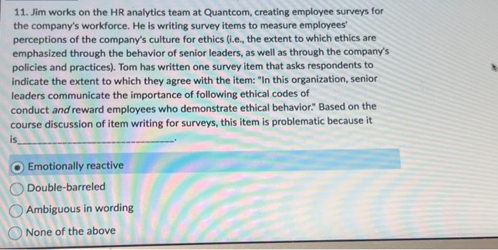 a particular variable, or construct, you are interested in assessing in an