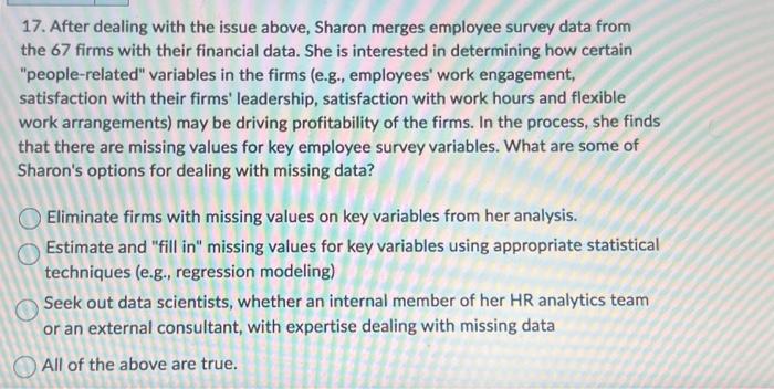 employee surveys for the company's workforce. He is writing survey items to